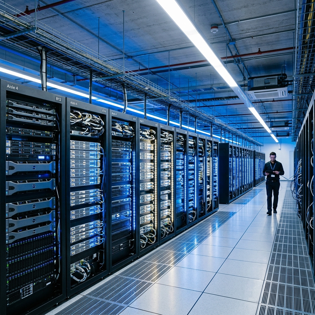 Data center — sala de servidores